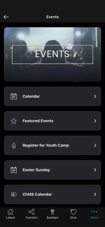 Volunteer Scheduling screenshot